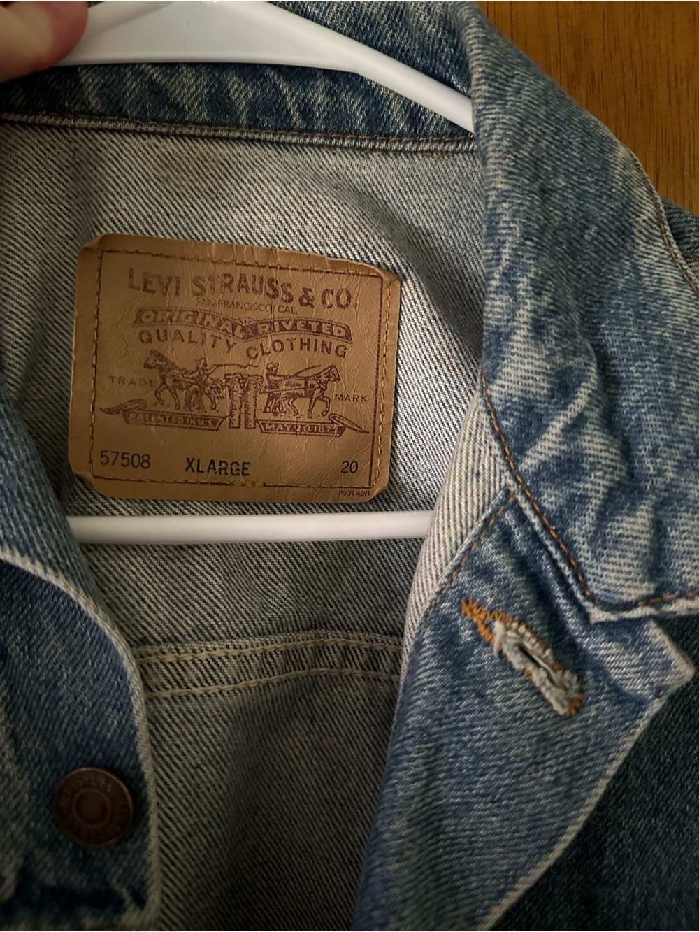 Levi's Blue Denim Jean Jacket - Picture 2 of 3